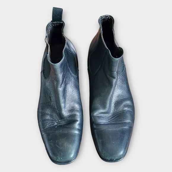 To Boot New York Mens Chelsea Boots Size EU 41 US 8 Black Leather Pull On main image 5